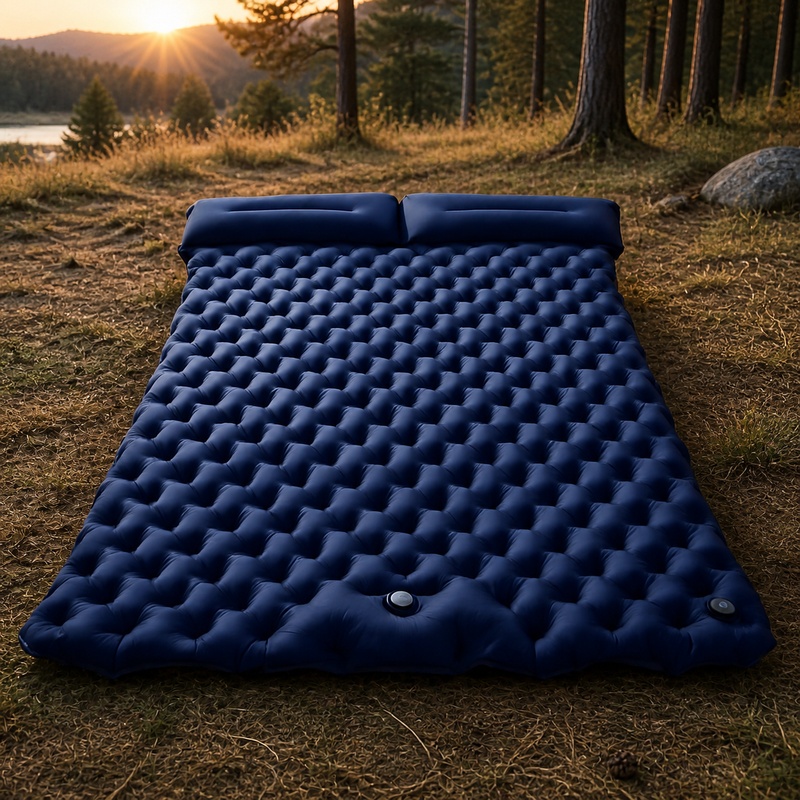 Outdoor Adventure Vehicles - Portable Double Air Mattress for Camping,