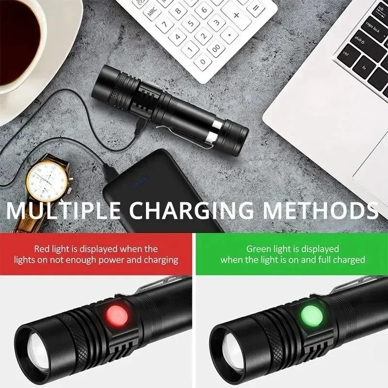 Rechargeable T6 Handheld Flash - огляд і ціна Outdoor Adventure Camp