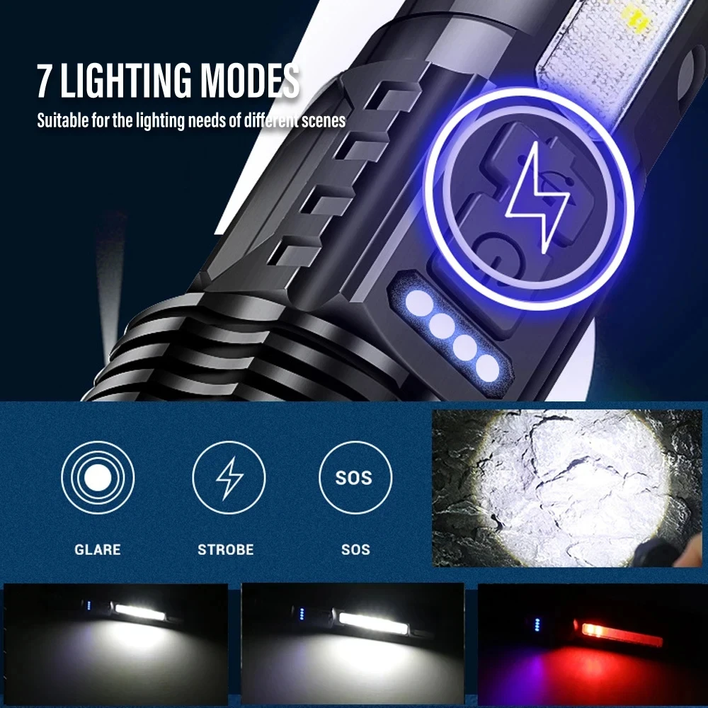 Powerful XHP50 LED Flashlight  - огляд і ціна Outdoor Adventure Camp