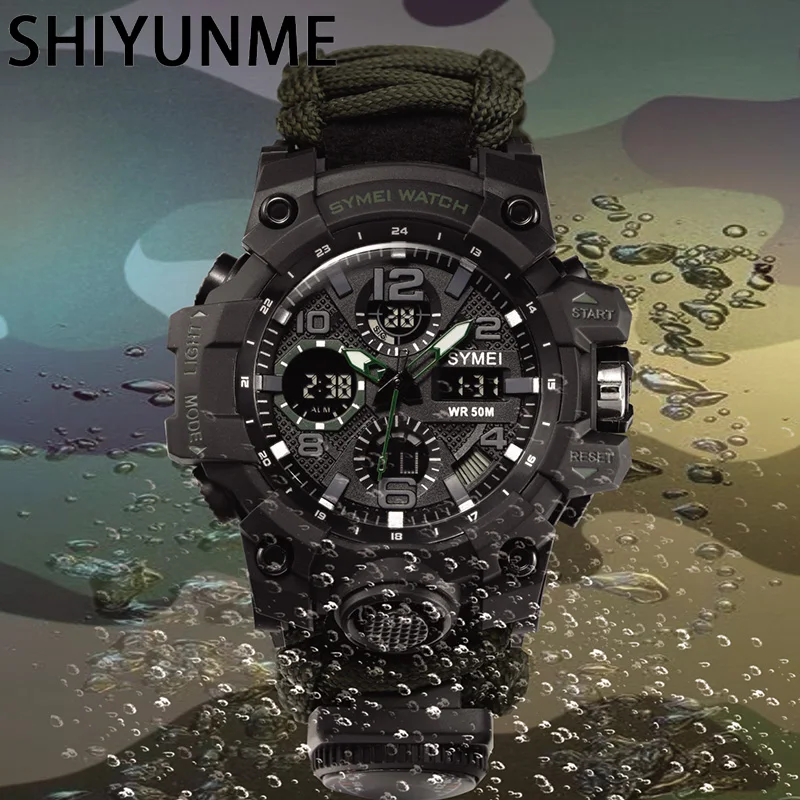 SHIYUNME Outdoor Survival Men  - огляд і ціна Outdoor Adventure Watches