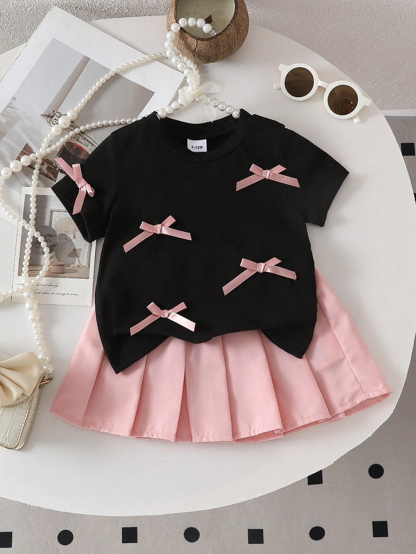 Two-piece baby girl 3D bow cas - огляд і ціна Outdoor Adventure Girl