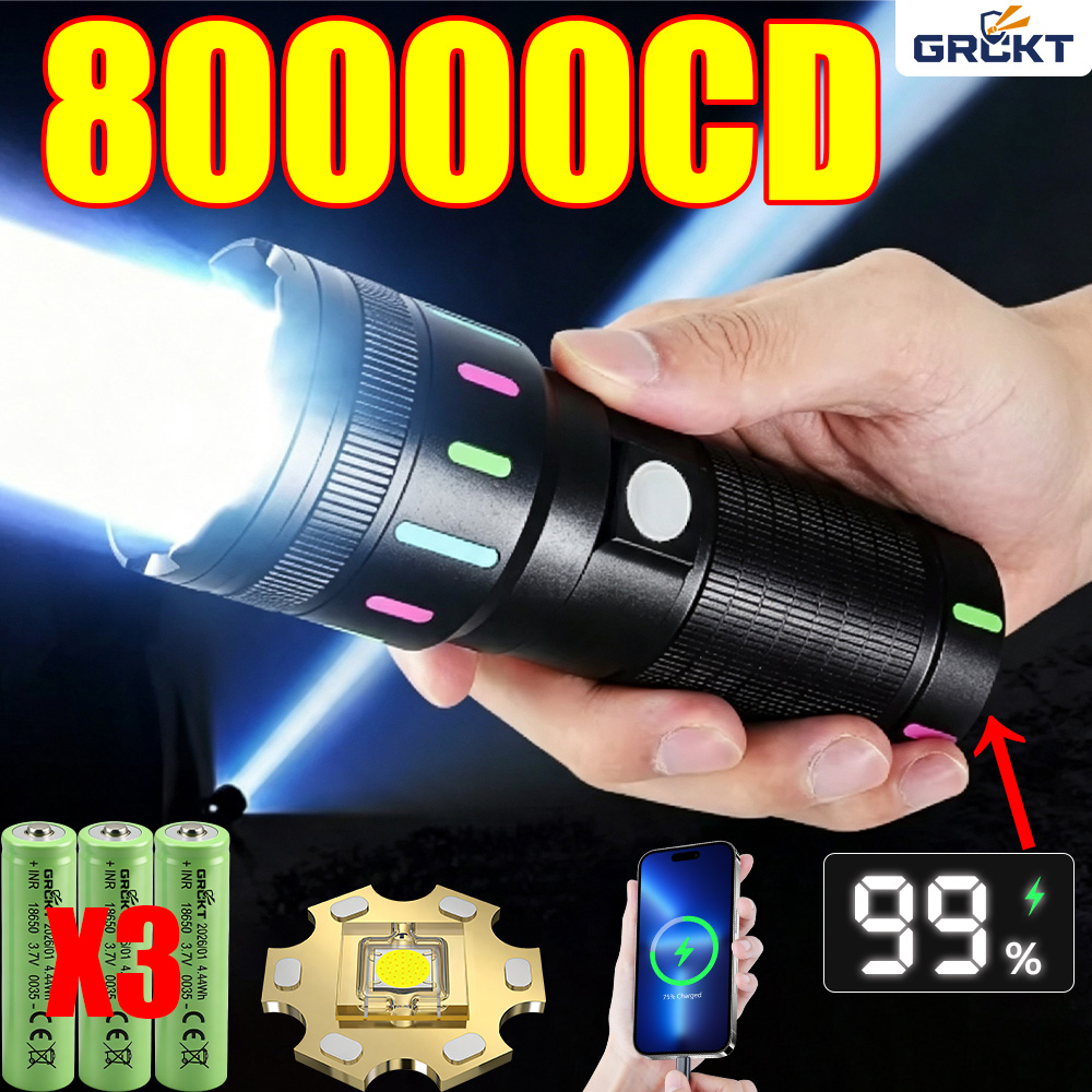 80000CD Most Powerful LED Flas - огляд і ціна Outdoor Adventure Camp