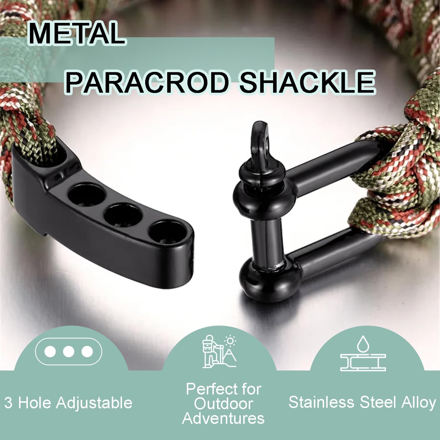 4/10Pcs Paracord Bracelet Buck - огляд і ціна Outdoor Adventure Watches